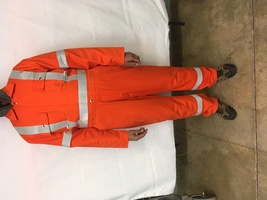 Arc Flash Hi Vis Coverall with 2 inch FR Tape,