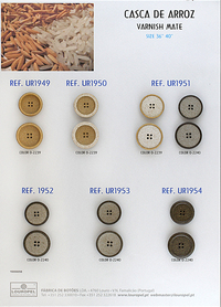 Rise Husk recycled buttons
